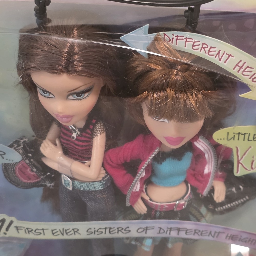Bratz Sisterz Lilani and Kiani 2-in-1 Doll Set Different Heights MGA New NIB - Picture 5 of 7